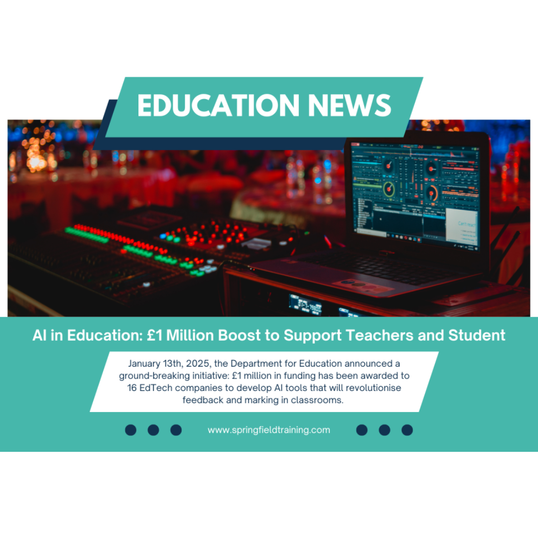 AI in Education: A £1 Million Boost to Support Teachers and Students
